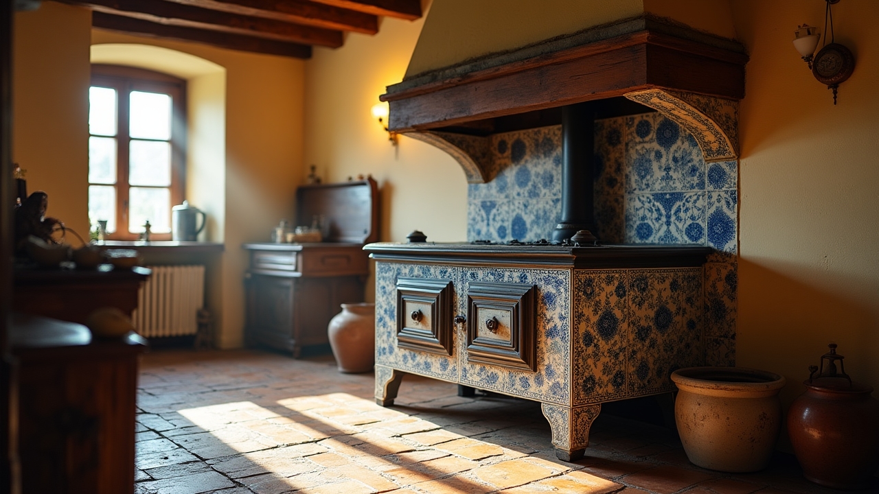 Historická kamna v procesu renovace