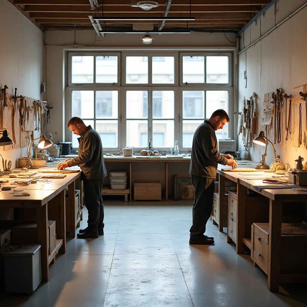 Dílna na renovaci historických kamen